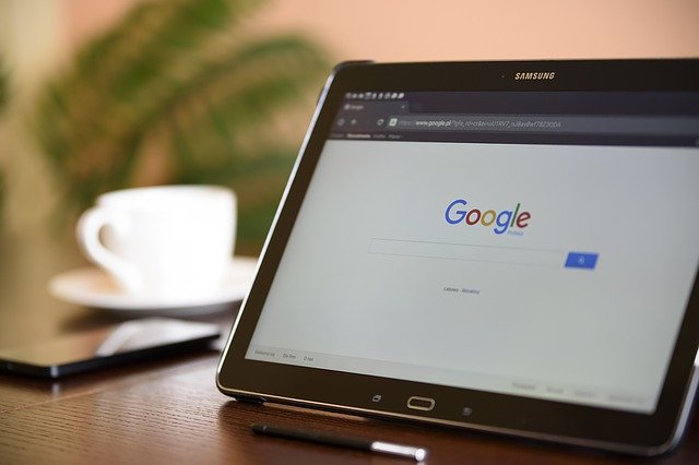 tablet vyhledávání Google
